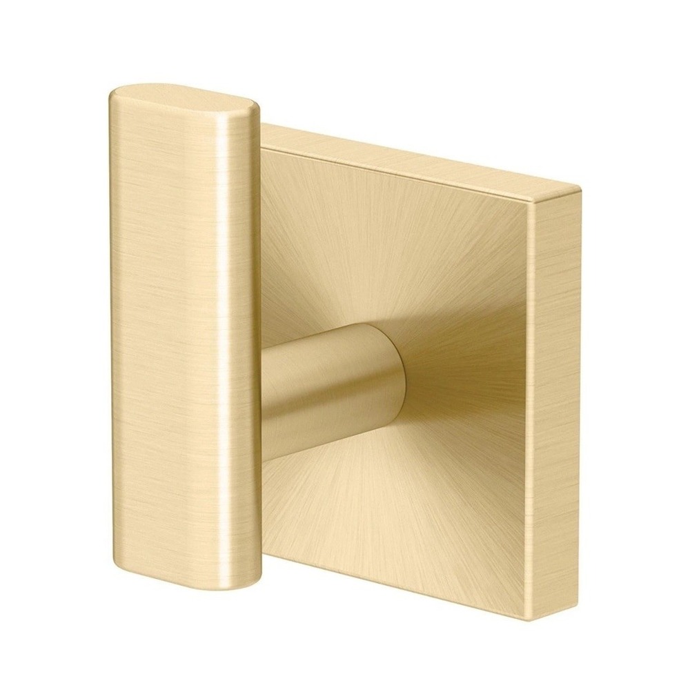 NEW Wall Mounted Robe Hook Bathroom Hardware Brushed Brass Gatco Elevate #4065